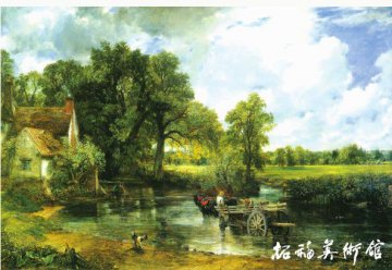 英国风景画家康斯坦布尔油画
